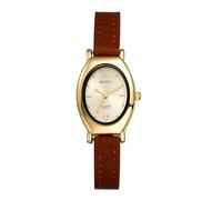 JewelryWe Reloj Analógicos Tonel Mujer: Relojes de Pulsera Cuarzo Vestir Retro Correa de PU - para Regalo