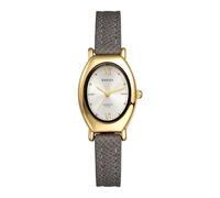 JewelryWe Reloj Analógicos Tonel Mujer: Relojes de Pulsera Cuarzo Vestir Retro Correa de PU - para Regalo