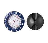 JewelryWe Reloj de enfermera analógico de cuarzo, reloj de bolsillo 30 resistente al agua, reloj de silicona con cadena, reloj de enfermería, reloj de enfermería, reloj de pulso para médico, regalo