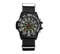 JewelryWe Reloj Deportivo Militar Hombre: Reloj de Pulsera Cuarzo Analógico Redondo Correa de Nailon Escala de Números Arábigos - para Regalo