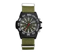 JewelryWe Reloj Deportivo Militar Hombre: Reloj de Pulsera Cuarzo Analógico Redondo Correa de Nailon Escala de Números Arábigos - para Regalo