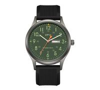 JewelryWe Reloj Deportivo Militar Hombre: Reloj de Pulsera de Cuarzo Analógico Táctico Correa de Silicona Calendario Día Escala de Números Arábigos Casual Exteriores - para Regalos