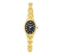 JewelryWe Reloj Pequeño Ovalado Mujer: Relojes de Pulsera Cuarzo Analógicos Correa de Aleación Fina Esfera Numérica Arábigos - para Regalo