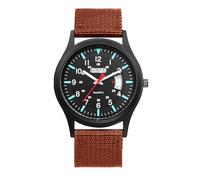 JewelryWe Reloj Táctico Militar Hombre: Reloj de Pulsera de Cuarzo Analógico Deportivos para Exteriores Correa de Nailon Calendario Escala de Numérica Arábigos Manecillas Luminosas - para Regalo