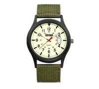 JewelryWe Reloj Táctico Militar Hombre: Reloj de Pulsera de Cuarzo Analógico Deportivos para Exteriores Correa de Nailon Calendario Escala de Numérica Arábigos Manecillas Luminosas - para Regalo