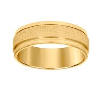 JewelryWeb Alianza de boda de acero inoxidable para hombre, con acabado de piedra, acanalada, ajuste cómodo, 8 mm, 10 unidades, US 10 | EU 62.5 | DE 20 | JP 20 | UK T 1/2, Metal Acero inoxidable