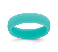 JewelryWeb Anillo de silicona azul cielo de 5,7 mm para mujeres y hombres, US 8 | EU 57.75 | DE 18 | JP 16 | UK Q, Silicona, No es una piedra preciosa