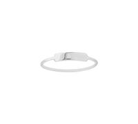 JewelryWeb Anillo pequeño de oro blanco de 14 quilates para mujer, US 7 | EU 55.25 | DE 17.25 | JP 14 | UK O, Oro Metal Oro blanco, Sin piedras preciosas
