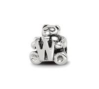 JewelryWeb Collar con colgante de plata de ley 925 con reflexiones oxidadas artesanales con nombre de letra para adolescentes, monograma personalizado, 7,27 x 7,27 mm de ancho para mujer, talla única