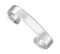 JewelryWeb Pulsera de plata de ley 925 de 8 mm con el texto "Just Like Mommy"