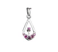 Jewels and Art Emporium Natural Ruby Pendant 925 Sterling Silver July Birthstone Vintage Ruby Jewelry Handmade Gift For Her