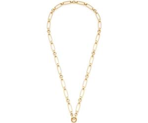 JEWELS BY LEONARDO Collar Clip & Mix Mathilde cadena de acero inoxidable dorado anillo de conexión para colgar colgantes macizos eslabones 65 cm longitud regalo para mujeres 024266, 65 cm, Acero