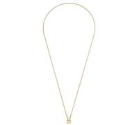 JEWELS BY LEONARDO Collar Clip & Mix Sonja • Cadena de serpiente de acero inoxidable dorado • Cadena larga clásica básica • 80 - 81,3 cm de longitud • Joyería regalo para mujer • 026326