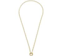 Jewels by Leonardo Collar Clip & Mix Tomke, Cadena de Ancla Ancha de Acero Inoxidable Dorado, Anillo intermedio para Colgantes, 50-51,3 cm de Longitud, Joyas Regalo para Mujeres, 025758