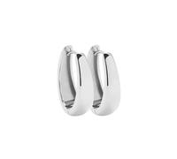 JEWELS BY LEONARDO Elodie 025459 - Pendientes de aro de acero inoxidable plateado con forma de lágrima