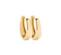 JEWELS BY LEONARDO Elodie 025461 - Pendientes de aro de acero inoxidable dorado con forma de gota