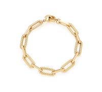 JEWELS BY LEONARDO Pulsera Moni Clip&Mix 022233, Eine Grösse, Acero inoxidable, Sin piedras preciosas