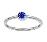 JEWELSTREZORO Anillo de plata de ley 925 con estilo hecho a mano para hombres y mujeres, todos los tamaños Jewerly TSR107AA, 48 (15.3), Metal precioso Piedras preci, Zafiro azul cultivado en