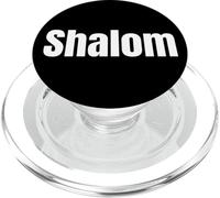 Jewish Hebrew Faith Phrase Design Shalom Chai PopSockets PopGrip para MagSafe