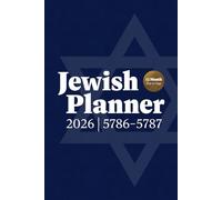 Jewish Planner 2026 | 5786-5787: 12-Month English and Hebrew calendars, day to page diary including public and religious holidays