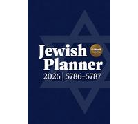 Jewish Planner 2026 | 5786-5787: 12-Month English and Hebrew calendars, day to page diary including public and religious holidays