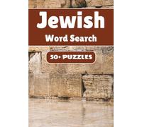 Jewish Word Search Puzzle Book: 50+ Word Find Puzzles with Easy-to-Read Print about Jewish Holidays, Bible, Hebrew Alphabet and More | 6×9 inches, 110 ... … Gift for Vacations, Holidays and Free Times