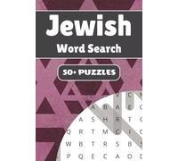 Jewish Word Search Puzzle Book: 50+ Word Find Puzzles with Easy-to-Read Print about Jewish Holidays, Bible, Hebrew Alphabet and More | 6×9 inches, 110 ... … Gift for Vacations, Holidays and Free Times