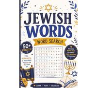 Jewish Words Word Search: Word Searches With Easy to Read Print about Jewish Traditions,Jewish Holidays, Hanukkah, Jewish Symbols & Traditions and ... Gifts for Vacations, Holidays and Free Times