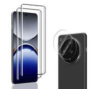 Jewloofa Protector de Pantalla Compatible con OPPO Find X8 Pro Cristal Templado [2 Piezas] y Protector de Lente cámara [2 Piezas], 9H Dureza, Vidrio Templado para OPPO Find X8 Pro