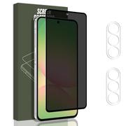 Jewloofa Protector Pantalla para Samsung Galaxy A56 5G, 1 Pieza Privacidad película protectora y 2 Piezas Protector de Lente cámara, 9H Dureza, Anti-Espía Película Protectora para Galaxy A56 5G