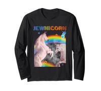 Jewnicorn Fun Jewish Unicorn Theme Ideal Chanukah Hanukkah Manga Larga