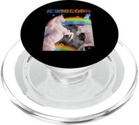Jewnicorn Fun Jewish Unicorn Theme Ideal Chanukah Hanukkah PopSockets PopGrip para MagSafe