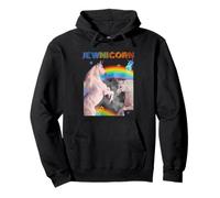 Jewnicorn Fun Jewish Unicorn Theme Ideal Chanukah Hanukkah Sudadera con Capucha