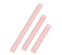 JEXOWIQ 3 pcs reglas de acero inoxidable, regla metalica, reglas de acero, regla para estudiantes, herramientas de medición, adecuadas para ingeniería, enseñanza y oficina,15 cm/20 cm/30 cm