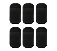 JEXOWIQ 6 pcs alfombrillas coche goma,Alfombrillas Antideslizantes para salpicadero de Coche, de Gel de Silicona Lavable, para el Interior del Coche para sostener el teléfono Celular
