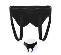 JEXOWIQ Cinturón de hernia inguinal para hombres,braguero hernia inguinal hombre, braguero de soporte de hernia inguinal para hombres después de la,braguero hernia inguinal (Negro: XL)