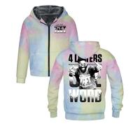 Jey Uso Four Letters One Word Yeet Sudadera con capucha de manga larga para mujer y hombre, chaqueta de invierno, Tinte nudo, 4XL