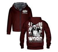 Jey Uso Four Letters One Word Yeet Sudadera con capucha de manga larga para mujer y hombre, chaqueta de invierno, marrón, 3XL