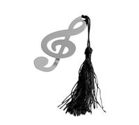 Jeyeffe - Marcapáginas de metal, nota musical, 10 x 6,5 cm, en caja de regalo, idea de regalo para músicos y entusiastas de la lectura