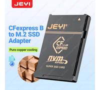 JEYI-Adaptador de cobre puro 2230 M.2 NVMe SSD a CFE tipo-b, tarjeta CFexpress de memoria de expansión para NIKON Z6/Z7/Z8/Z9/D6, CANON R3/R5C Aluminum Series