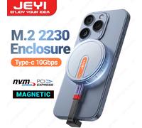 JEYI Caja magnética 2230 M.2 NVMe SSD con Magsafe para iPhone 15 Pro Max ProRes, USB 3,2 10Gbps para MacBook/iPad Pro/portátil Set