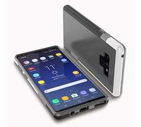 Jeylly Funda para Samsung Galaxy Note 9, resistente a los golpes, con parte trasera texturizada antideslizante, funda delgada para Galaxy Note 9, color gris claro