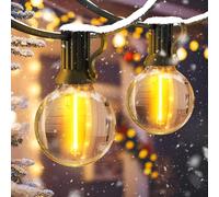 JEYMORKEY Guirnaldas de Luces Exterior, 45M 62 + 2 Bombillas LED G40 Impermeable IP44 para Jardín, Patio, Fiesta