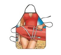 JEYORZY 1 pcs Delantal de Cocina, Delantal de Cocina Sexy, Delantal de cocina Delantal de barbacoa Delantal de mucama Delantal de Navidad de mujer sexy como regalo de barbacoa para mujeres divertido