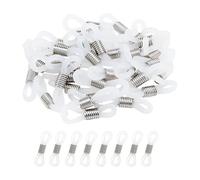 JEYORZY 100pc Conectores Extremos de Cadena de Gafas, Extremos Cadenas De Anteojos Ajustables, Accesorio Conector para Cadena Gafas Antideslizante Cordón Extremos de Silicona para Correa Gafas Cuerda