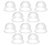 JEYORZY 10pcs Bomba De Cebadora, 22mm Carburador Cebador Bulbo Gasolina de Silicona Transparente Repuestos Bomba Carburador Aceite Bulbo para Cortadora de Césped Desbrozadora Recortadora Cortador Seto