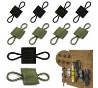 JEYORZY 10pcs Chalecos Tácticos Mochilas Accesorios,Tácticas Al Aire Libre Sistema Molle,Sistema Molle Mochila Accesorios,Hebilla de Chalecos Tácticos,Accesorios de Hebilla Molle