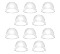 JEYORZY 10Piezas Carburador Primer Bombilla, Cebador Desbrozadora 19 mm Carburador para Desbrozadora Carburador Tapa de La Bomba para Cortacésped Sierra de Gasolina Cortasetos Sopladores Desbrozadoras