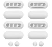 JEYORZY 12 pcs Tope de Asiento de Inodoro, Tope para Asiento de Inodoro de Baño Topes de Inodoro Parachoques del Asiento, Topes de Inodoro Parachoques de topes, Topes de Inodoro Parachoques de topes