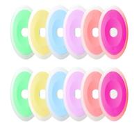 JEYORZY 12 Piezas Gomas de Borrador, Borrador de Gel Borrable, Goma de Borrar, Gomas de Borrar Divertidas kawaii, Borrador de Silicona para Borrar Tinta Térmica